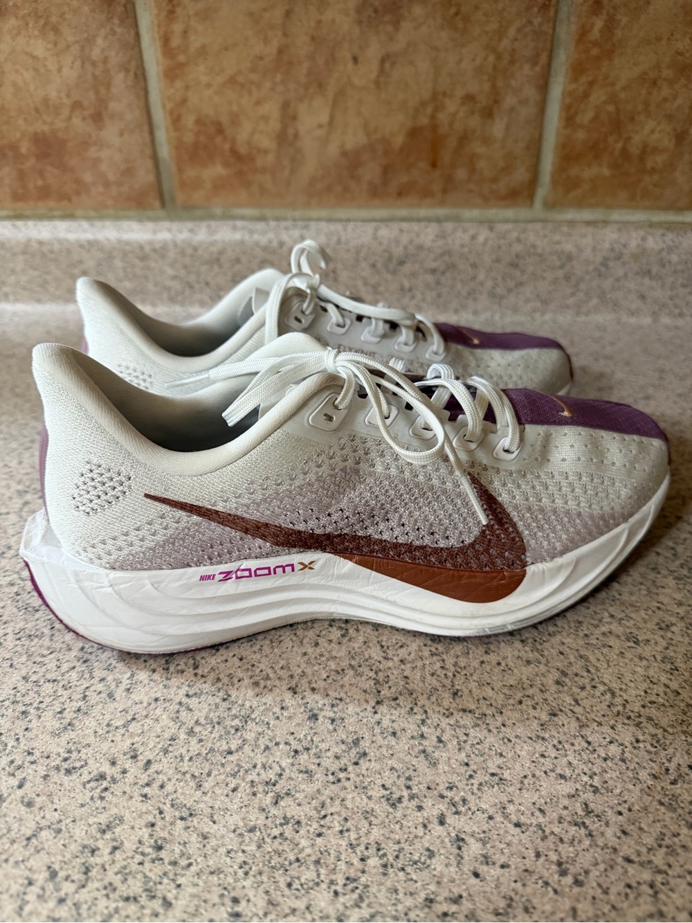 Nike ZoomX Pegasus Plus Women’s Running in Light Orewood Brown - Shoes Size 9